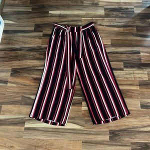 Multiple colored wide legged pants